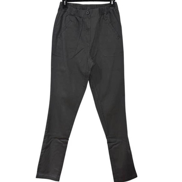 WOMAN WITHIN GRAY ELASTIC WAIST SIZE 12W TALL - Picture 1 of 4